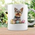 ヨーキー ヨークシャーテリア 犬種 ハッピーイースター メンズ レディース コーヒーマグ ギフトのアイデア