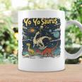 ヨーヨーザウルスファニーヨーヨー時代 長袖tシャツ コーヒーマグ ギフトのアイデア
