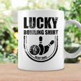 ラッキーボウリングシャツはボウラーのための面白い引用を洗わないでください コーヒーマグ ギフトのアイデア