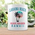 ラハイナ ビーチ マウイ ハワイ ビーチ ヤシの木 夏 ハワイアン コーヒーマグ ギフトのアイデア