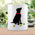 ラブラドールレトリバー 犬 イエロー ラボ テニスボール ギフト コーヒーマグ ギフトのアイデア