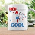 レッド ホワイト クールなアメリカ国旗 アイスキャンディー 面白い 7月4日 長袖tシャツ コーヒーマグ ギフトのアイデア