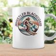 レトロ ヴィンテージ ウィスラー ブラッコム カナダ スキー リゾート 冬 コーヒーマグ ギフトのアイデア