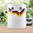 レトロなドイツシャツサッカージャージードイツ コーヒーマグ ギフトのアイデア