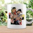 レトロコミックキス、コラージュ、ビンテージポップアートキスコミックスタイル 長袖tシャツ コーヒーマグ ギフトのアイデア