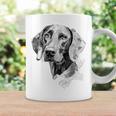 ワイマラナー 犬 グラフィック ペット アート ワイマラナー コーヒーマグ ギフトのアイデア