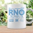 ヴィンテージ リノ Rno 空港コード トラベル デイ レトロ タグ ネバダ コーヒーマグ ギフトのアイデア