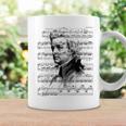 ヴォルフガング・アマデウス・モーツァルト 作曲家 ピアニスト モーツァルト 楽譜 コーヒーマグ ギフトのアイデア