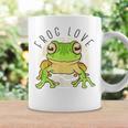 両生類の友達 恋人デザイン グリーンフロッグ コーヒーマグ ギフトのアイデア