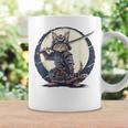 古代忍者猫 日本の子猫 刀猫 サムライキャット コーヒーマグ ギフトのアイデア