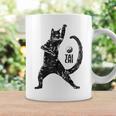 太極拳の練習をしている陽気な猫 陰陽 コーヒーマグ ギフトのアイデア