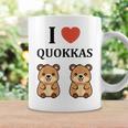 小さな赤ちゃんクオッカのユーモア動物は大好きです私はクオッカが大好きです コーヒーマグ ギフトのアイデア