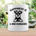 幸せはミニシュナウザー 長袖tシャツ コーヒーマグ ギフトのアイデア