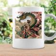 日本 浮世絵 桜 着物 竜 綺麗 日本髪 コーヒーマグ ギフトのアイデア