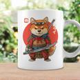 日本の侍犬 柴戦士 浮世サムライ バックプリント コーヒーマグ ギフトのアイデア