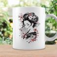 日本の芸者アートグラフィックtシャツ メンズ レディース キッズ コーヒーマグ ギフトのアイデア