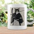 日本美術 猫 忍者 浮世絵 アニメ風 侍猫 長袖tシャツ コーヒーマグ ギフトのアイデア