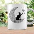 曼荼羅猫tシャツ レディース メンズ ユース 月と星 コーヒーマグ ギフトのアイデア