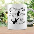 楽譜で遊ぶ面白い猫 コーヒーマグ ギフトのアイデア