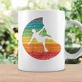 バックプリント 登山、ボルダリング、フリークライミングシルエット コーヒーマグ ギフトのアイデア