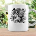竜虎 墨絵 バックプリント コーヒーマグ ギフトのアイデア