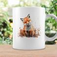 笑顔 水彩 キツネ 森林 動物 コーヒーマグ ギフトのアイデア