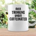 考えすぎてカフェイン入りの面白い コーヒーマグ ギフトのアイデア