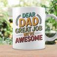 親愛なるお父さん素晴らしい仕事私たちは素晴らしい父の日ありがとう コーヒーマグ ギフトのアイデア