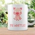 バックプリント 豚の口笛を信じる コーヒーマグ ギフトのアイデア