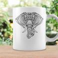 象のマンダラ、ヨガナマステエスニックシャーマン。 コーヒーマグ ギフトのアイデア