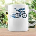 趣味のサイクリストのためのおしゃれな面白いロードバイク猫。 コーヒーマグ ギフトのアイデア
