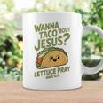 面白いクリスチャンタコス、Wanna Taco 'Bout Jesus コーヒーマグ ギフトのアイデア