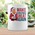 面白いクリスマスグレートアゲイントランプサンタファンusaホリデー 2024 コーヒーマグ ギフトのアイデア
