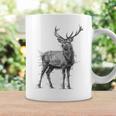 鹿 絵 グラフィック 動物 アート モチーフ 鹿 コーヒーマグ ギフトのアイデア