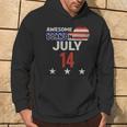 Awesome 7月14日 ヴィンテージ アメリカ国旗 クラシック 7月14日 パーカー ライフスタイル