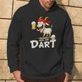 Bock Auf Dart ヤギとビールジョッキ 面白いダーツプレーヤー パーカー ライフスタイル