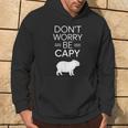 Don't Worry Be Capy カピバラ 心配しないで カピー カピバラ齧歯類愛好家 パーカー ライフスタイル