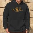 Gran Disco Deinilo Heartbeat Diseño Tocadiscos Dj Sudadera Estilo de vida