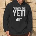 I'm With The Yeti お揃いのyetiコスチュームシャツ パーカー ライフスタイル