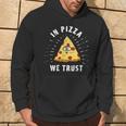 In Pizza We Trust Alleeing Eye Illuminati Faith パーカー ライフスタイル