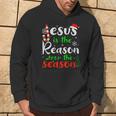 Jesus Is The Reason For Theeason クリスマス 神の信仰 パーカー ライフスタイル