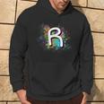Letra R Retro Para Niñas Y Niños Que Les Gusta La Letra R Sudadera Estilo de vida