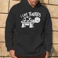 I Like Turtles かわいい 亀 愛 亀 海 動物 好き パーカー ライフスタイル