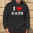 I Love Cats I Heart Cats パーカー ライフスタイル