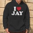I Love Jay I Heart Jay レッドハート パーカー ライフスタイル