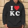 I Love Kc Initials I Heart KC First Last Name K C パーカー ライフスタイル
