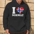 I Love Norwegian Pride ノルウェーのルーツ ノルウェー国旗 パーカー ライフスタイル