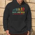 Padel Y Cerveza Evolución Divertida Para Amantes Del Pádel Sudadera Estilo de vida