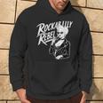 Rockabilly Rebel Blonde Pinup With Attitude Graphic パーカー ライフスタイル