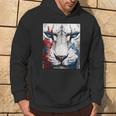 Tigre Ojos Azules Arte Animal Dibujo Motivo Anime Sudadera Estilo de vida